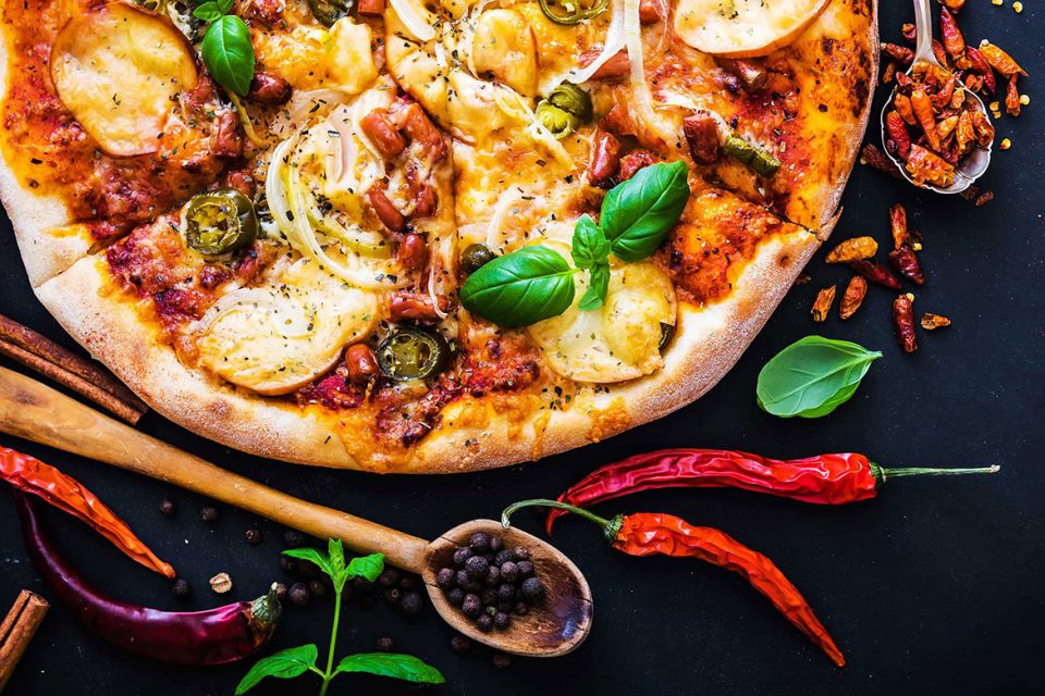 Pizza Pollo primavera
